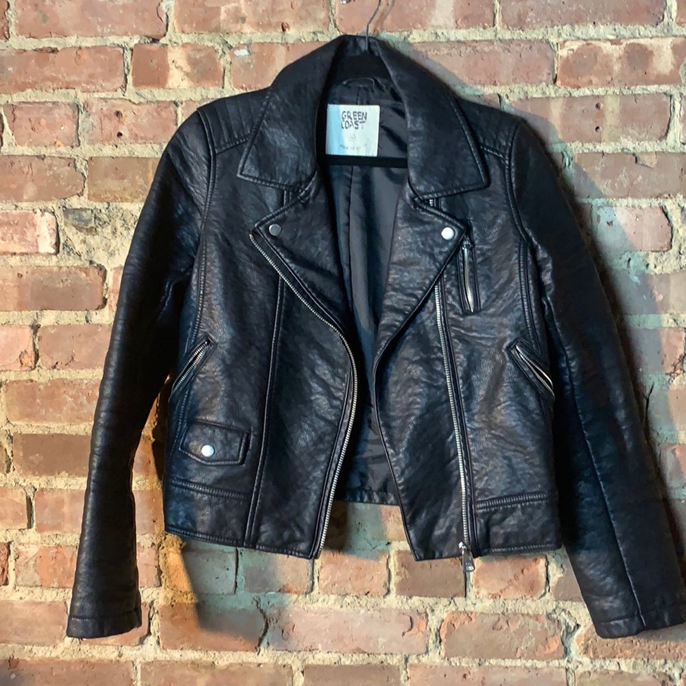 Faux Leather Jacket